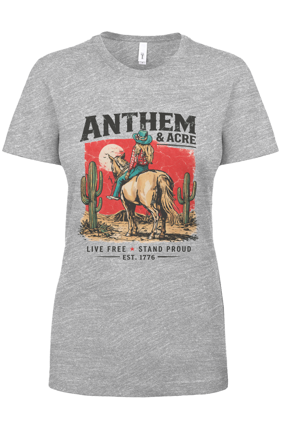 Anthem & Acre – Live Free Stand Proud Tee