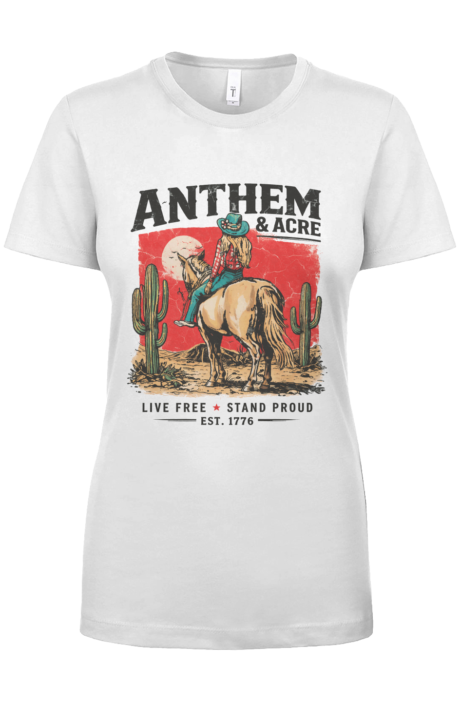 Anthem & Acre – Live Free Stand Proud Tee