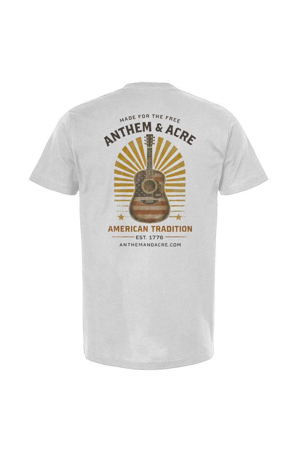 Anthem & Acre “American Tradition” Vintage Guitar Tee (Est. 1776)