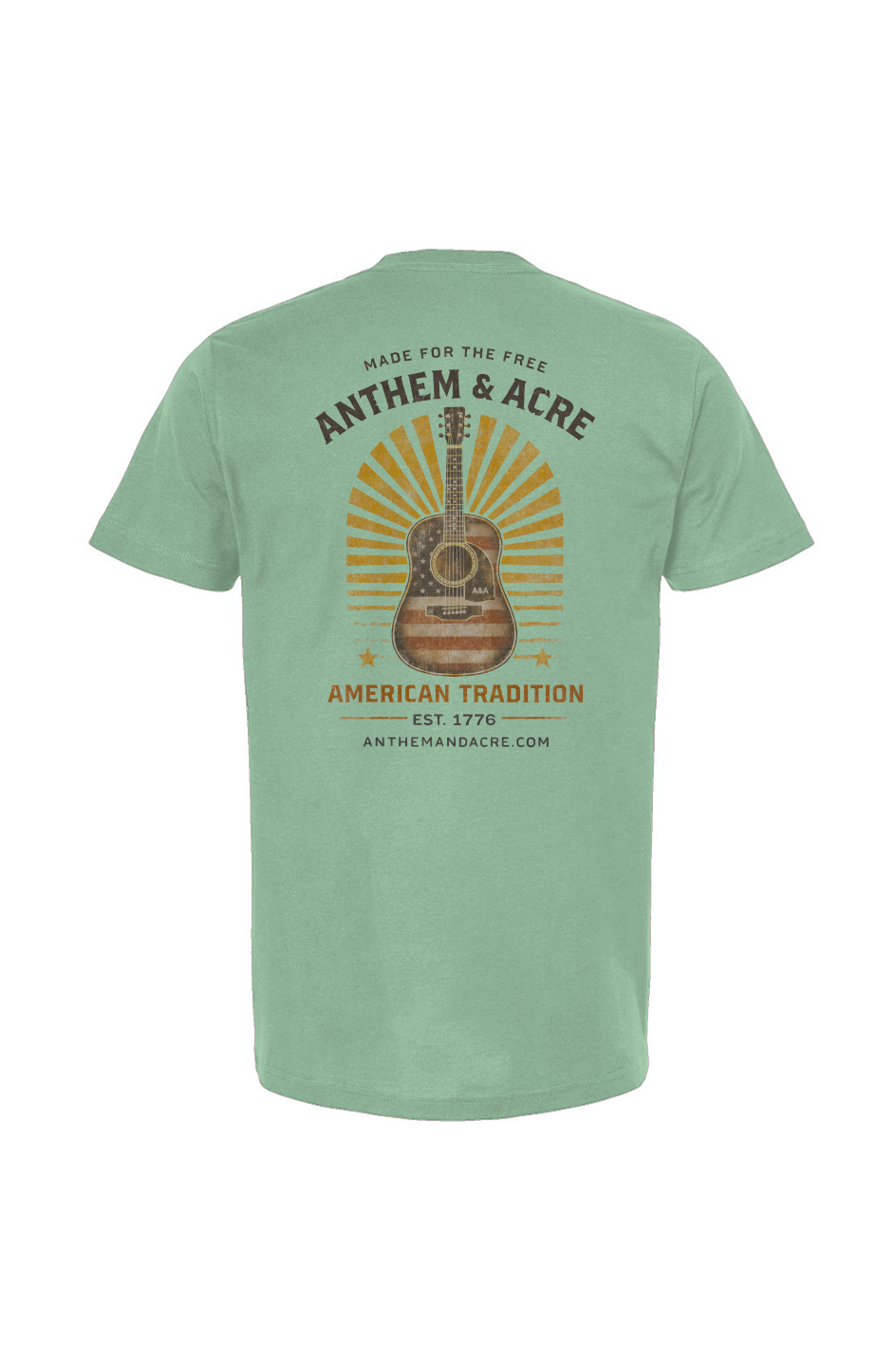Anthem & Acre “American Tradition” Vintage Guitar Tee (Est. 1776)