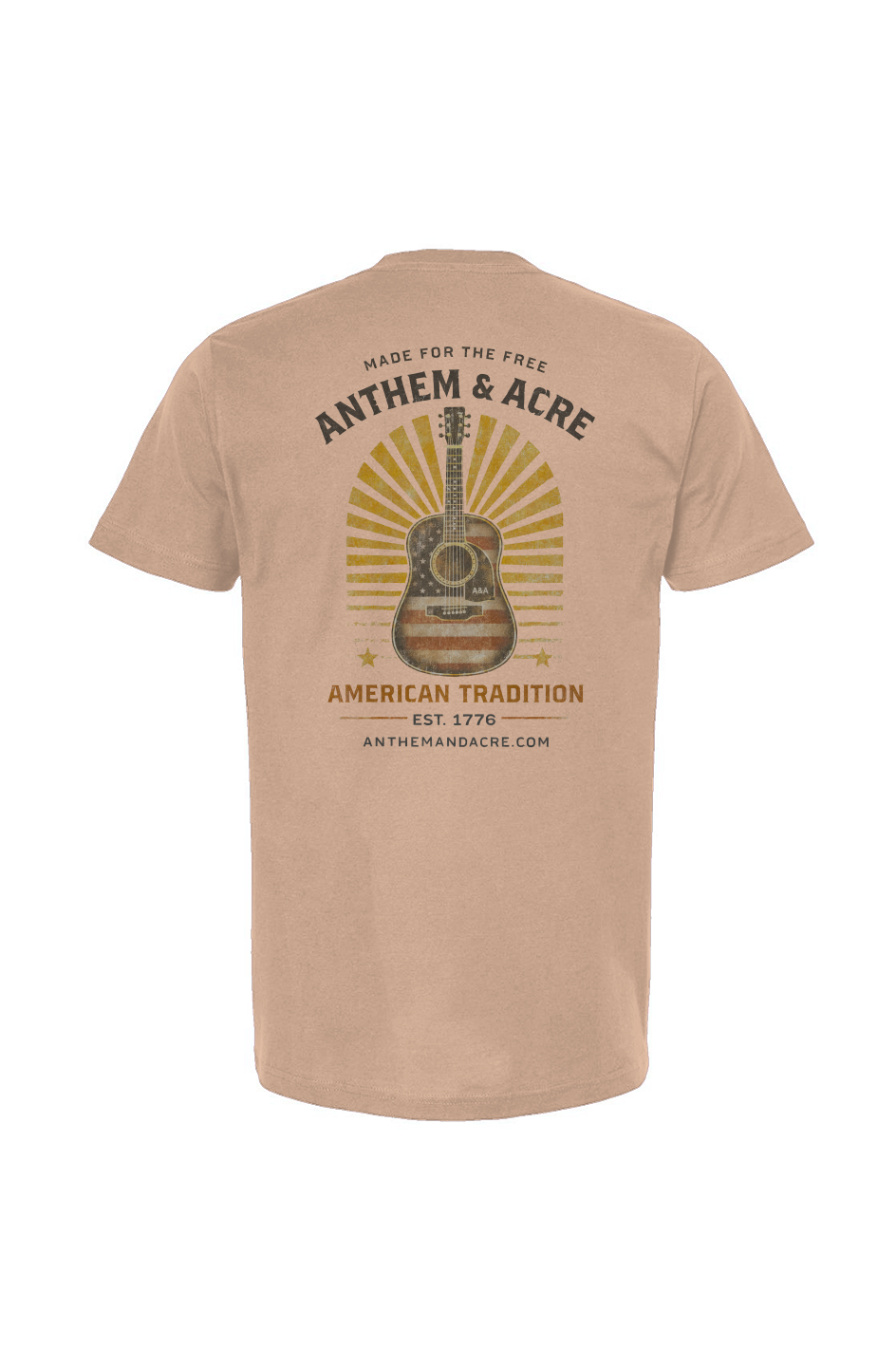 Anthem & Acre “American Tradition” Vintage Guitar Tee (Est. 1776)