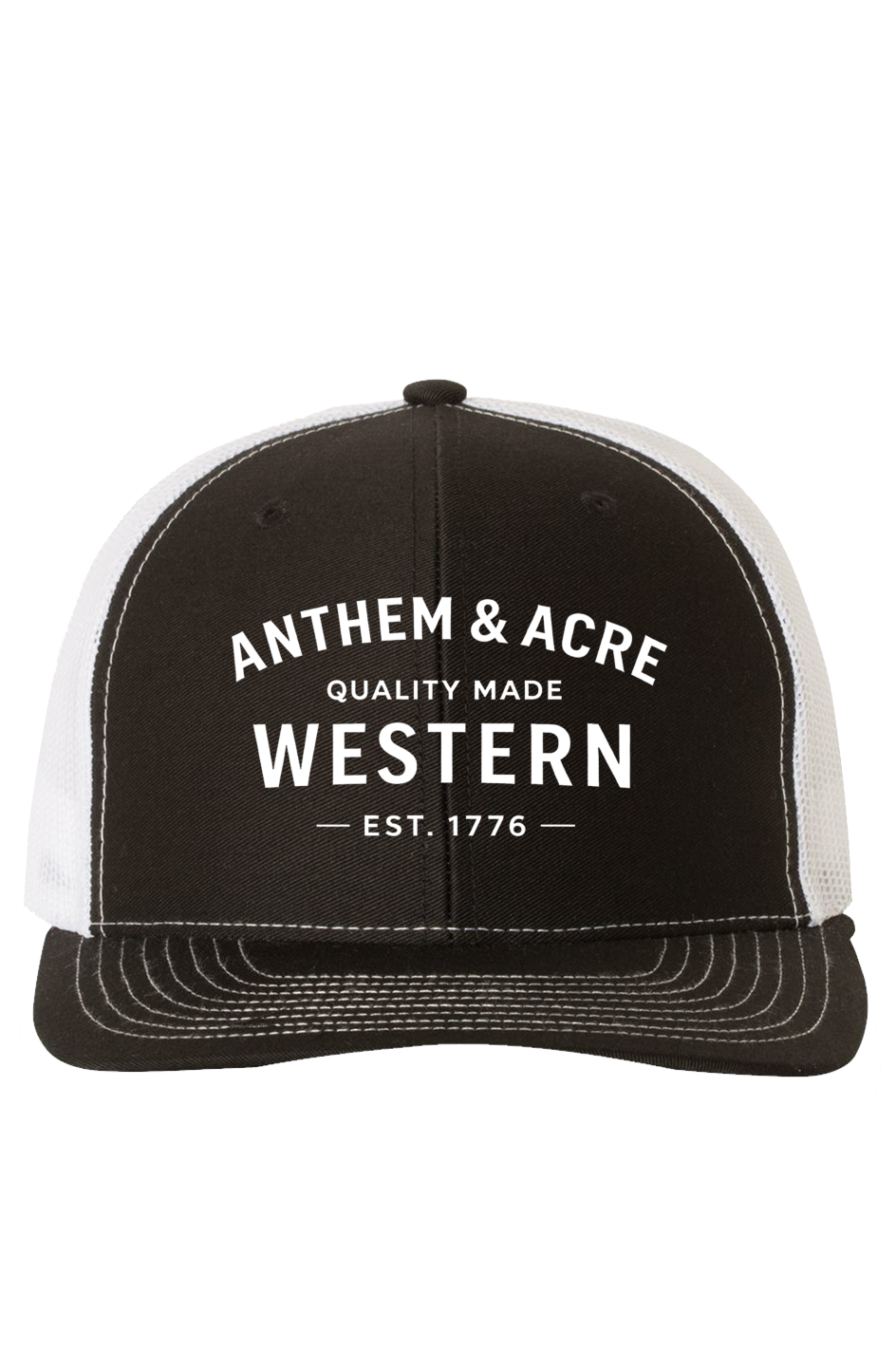 Anthem & Acre Western Trucker Hat – Black/White