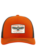 Anthem & Acre Wild & Free Trucker Hat – Blaze Orange/Black