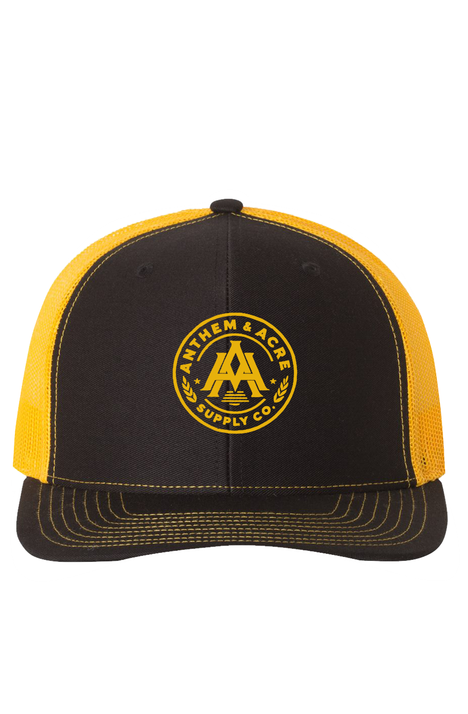 Anthem & Acre Supply Co. Trucker Hat – Black/Gold