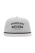 Anthem & Acre Western Rope Hat – White/Black