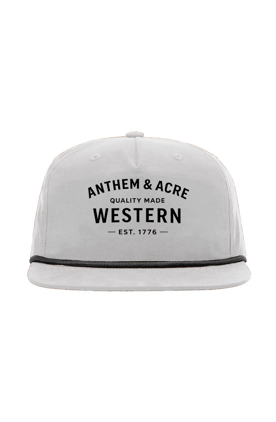 Anthem & Acre Western Rope Hat – White/Black