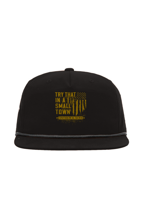 Anthem & Acre Small Town Rope Hat – Black/Gold
