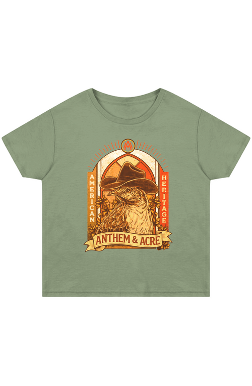 American Heritage High Waisted Crop Tee – Anthem & Acre