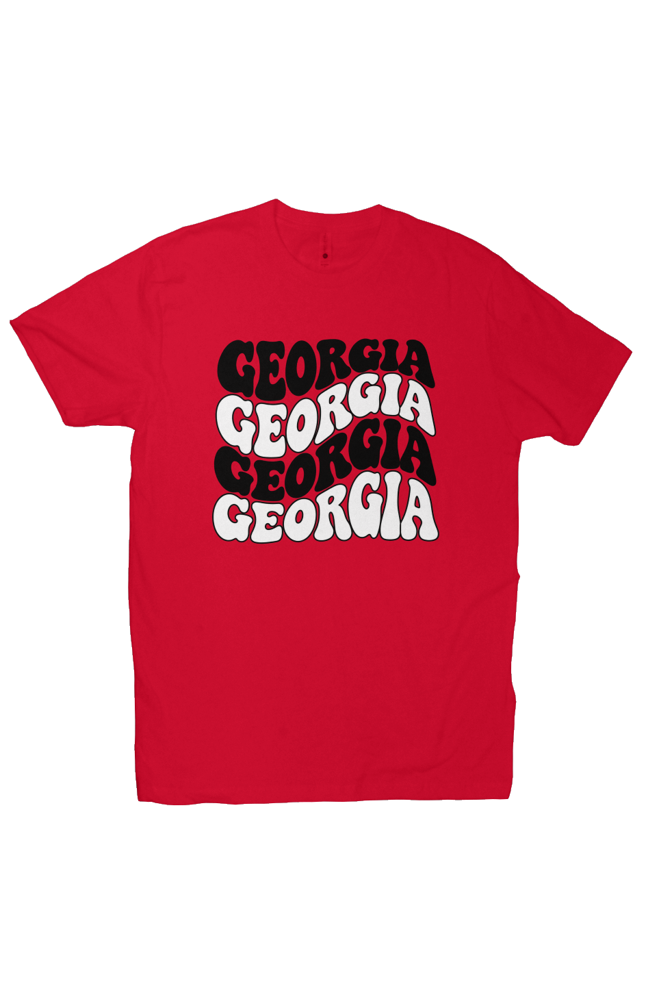 Georgia Retro Stack Tee Vintage Collegiate Graphic Shirt