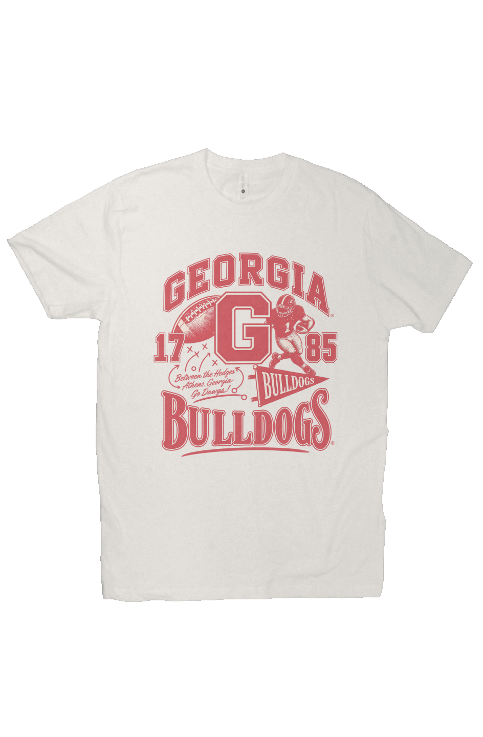 Georgia Saturday Football Tee Vintage Collegiate Graphic