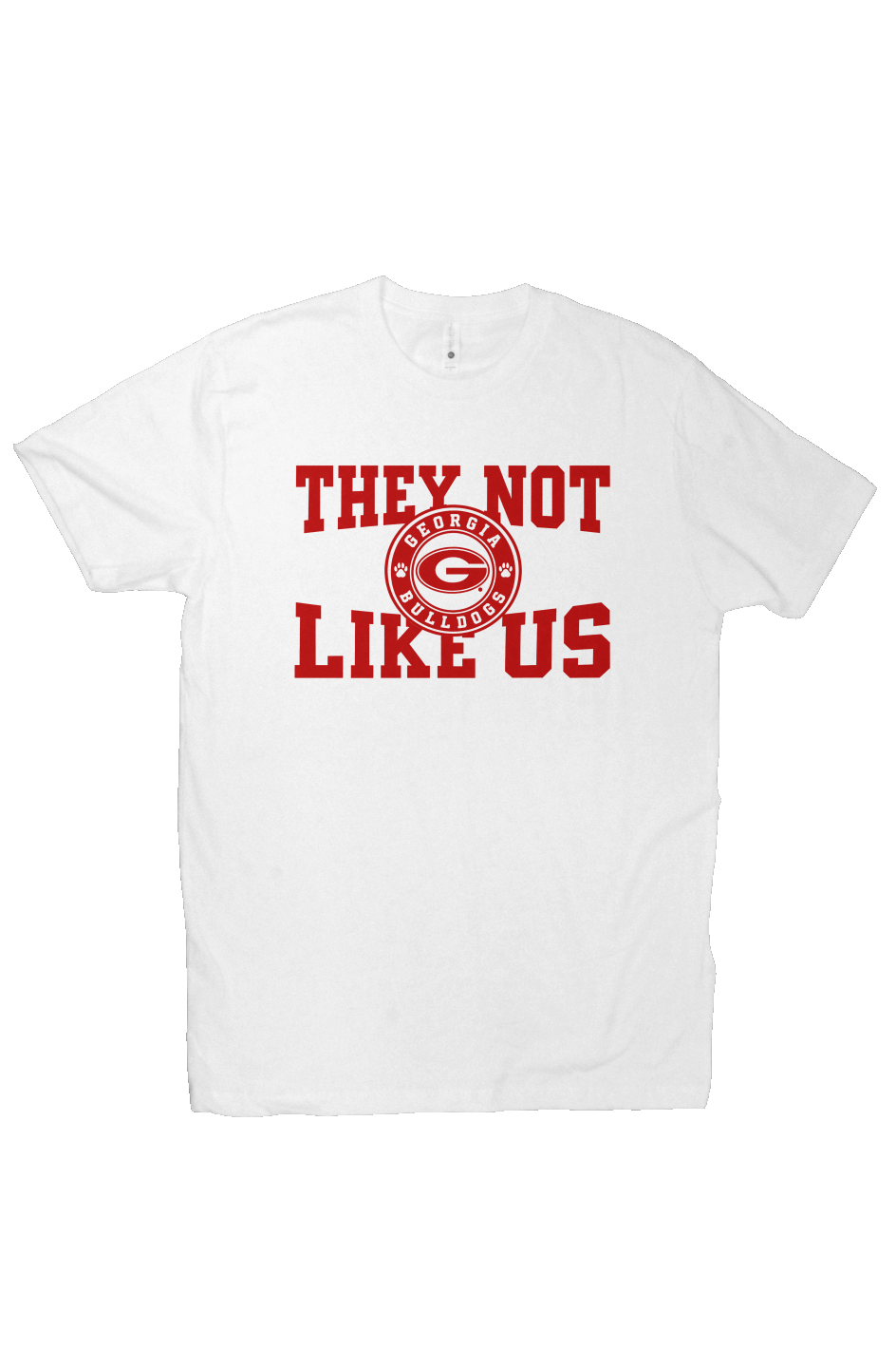 They Not Like Us Georgia Bulldogs Tee