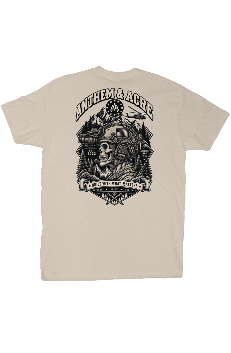 Anthem Acre Built With What Matters Tee