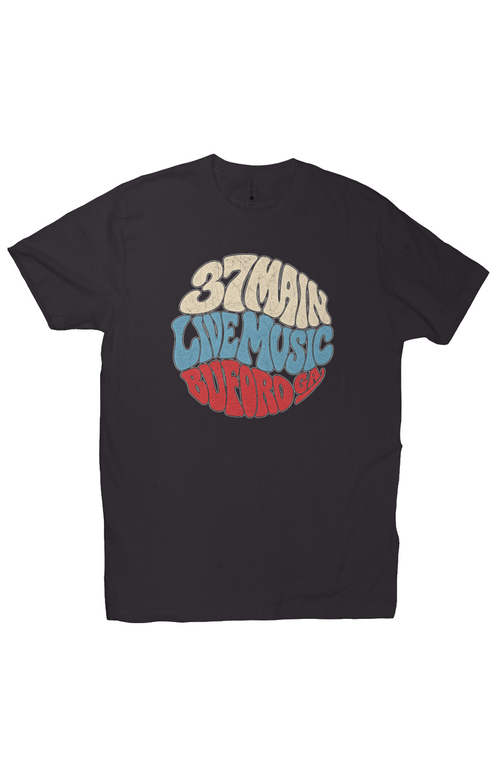 37 Main Retro Live Music Tee Blue Jean