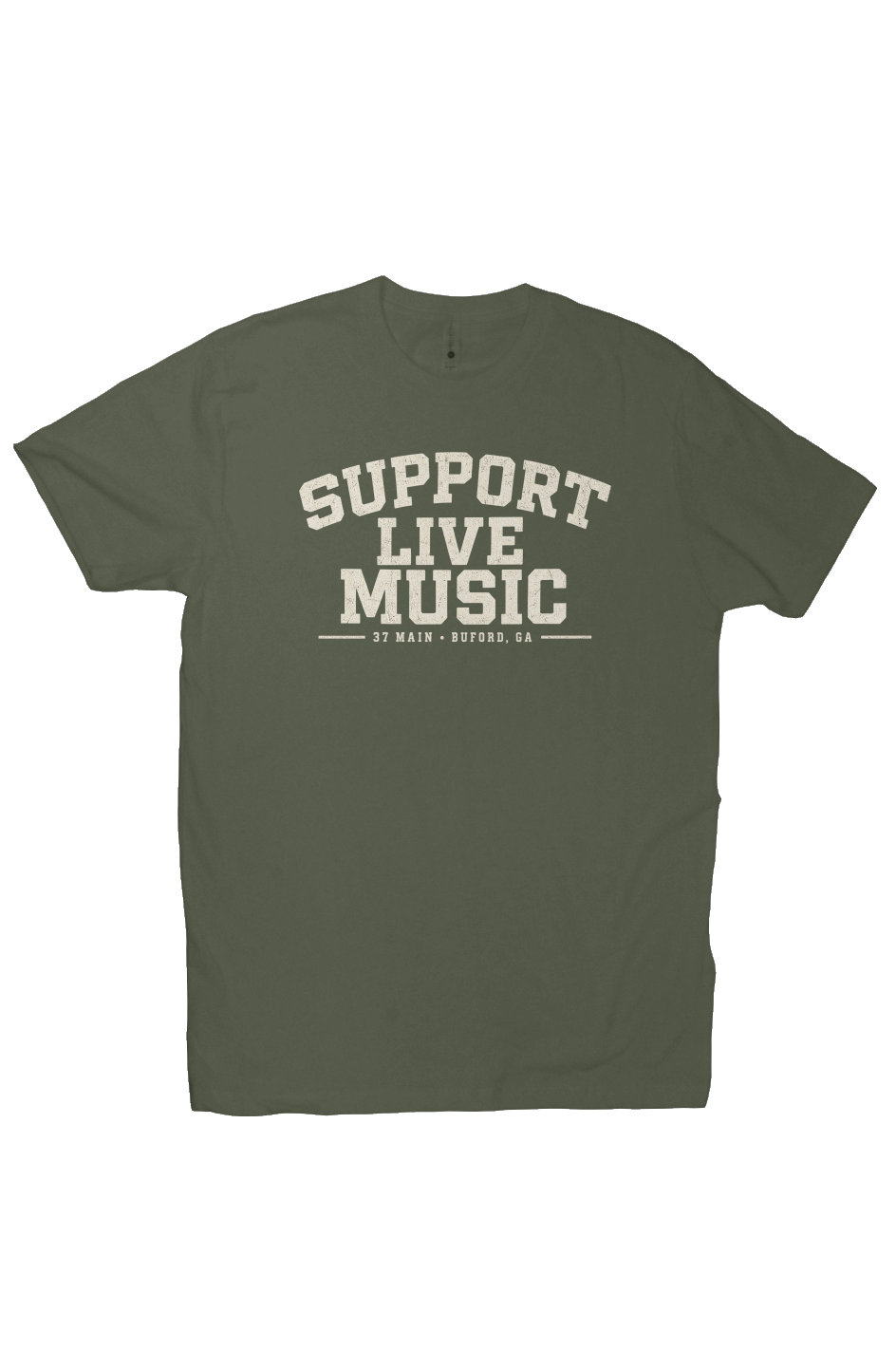 Support Live Music 37 Main Buford Tee