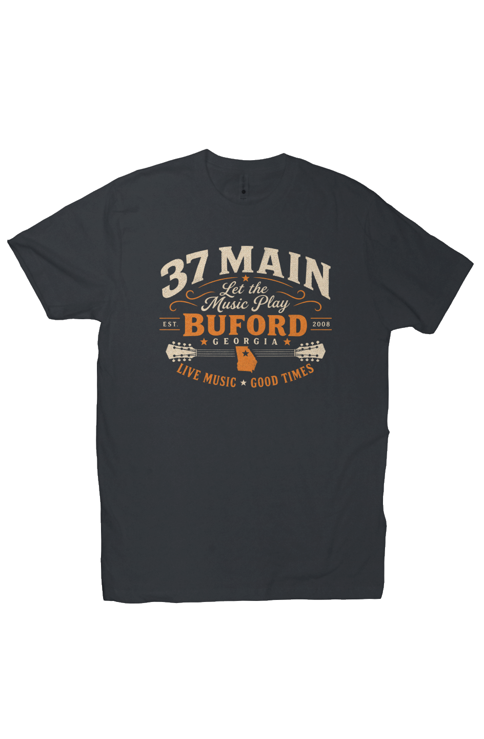 37 Main Let the Music Play Vintage Tee