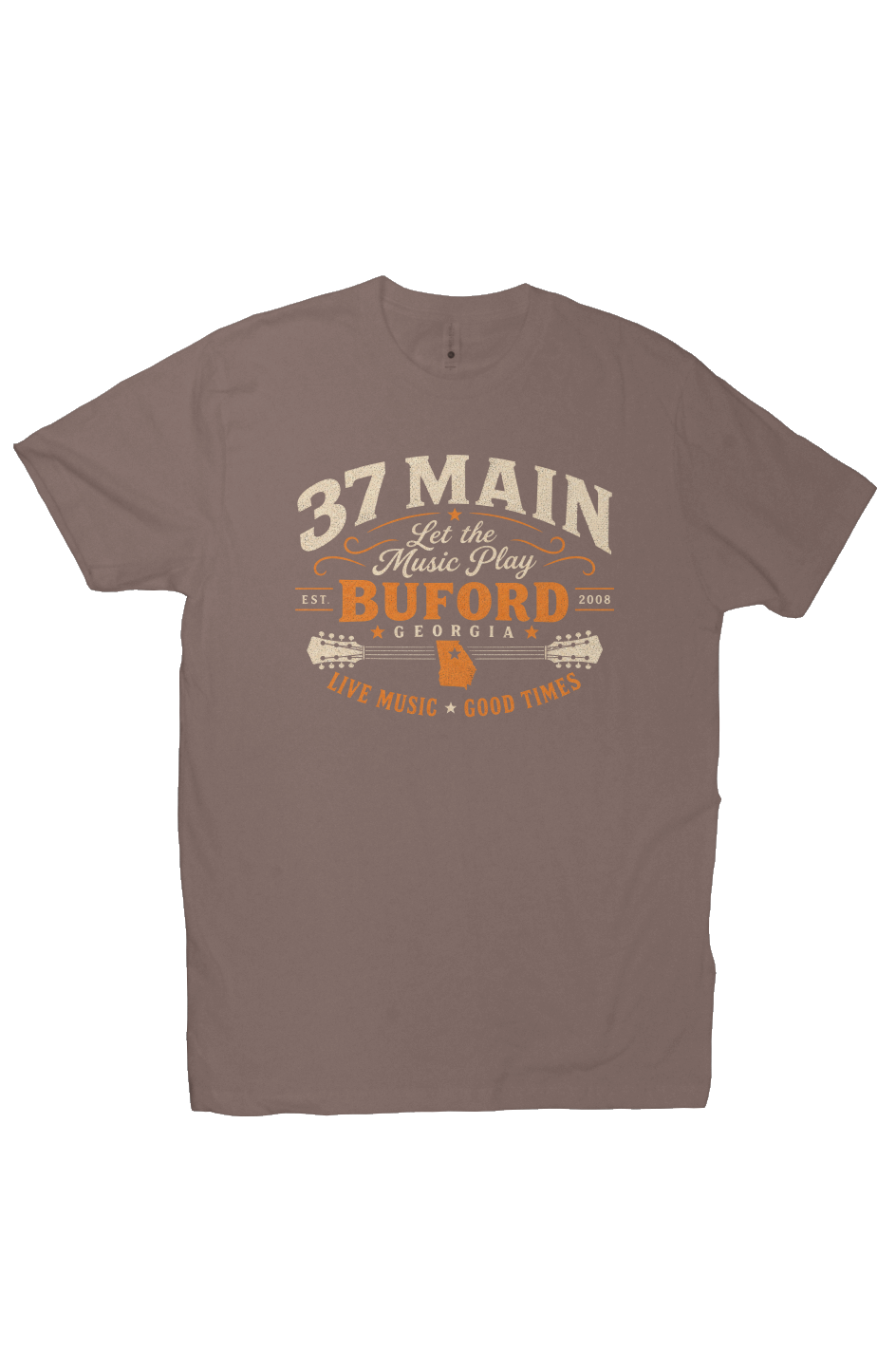 37 Main Let the Music Play Vintage Tee