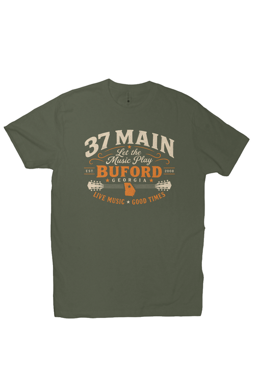 37 Main Let the Music Play Vintage Tee