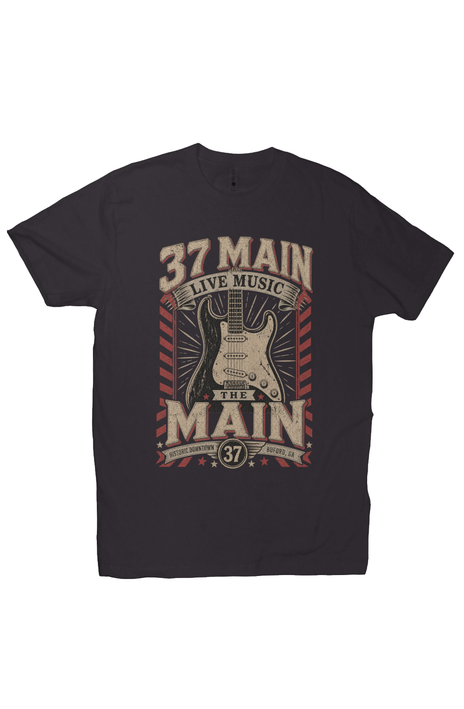 37 Main The Main Vintage Guitar Tee