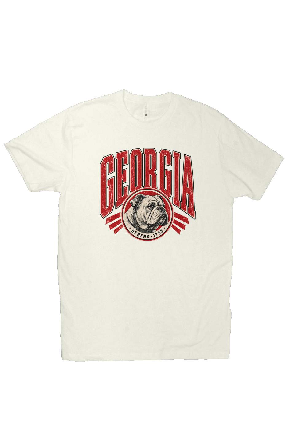 Vintage Georgia Athens 1785 T-shirt with heritage bulldog graphic
