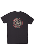 Vintage Georgia football T-shirt with bulldog collegiate seal graphic