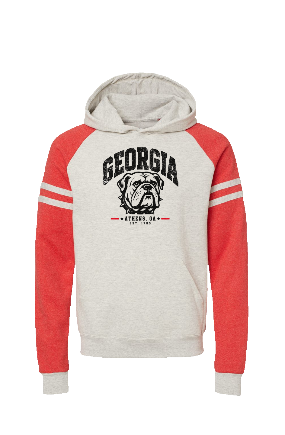 Georgia Bulldogs Varsity Raglan Hoodie