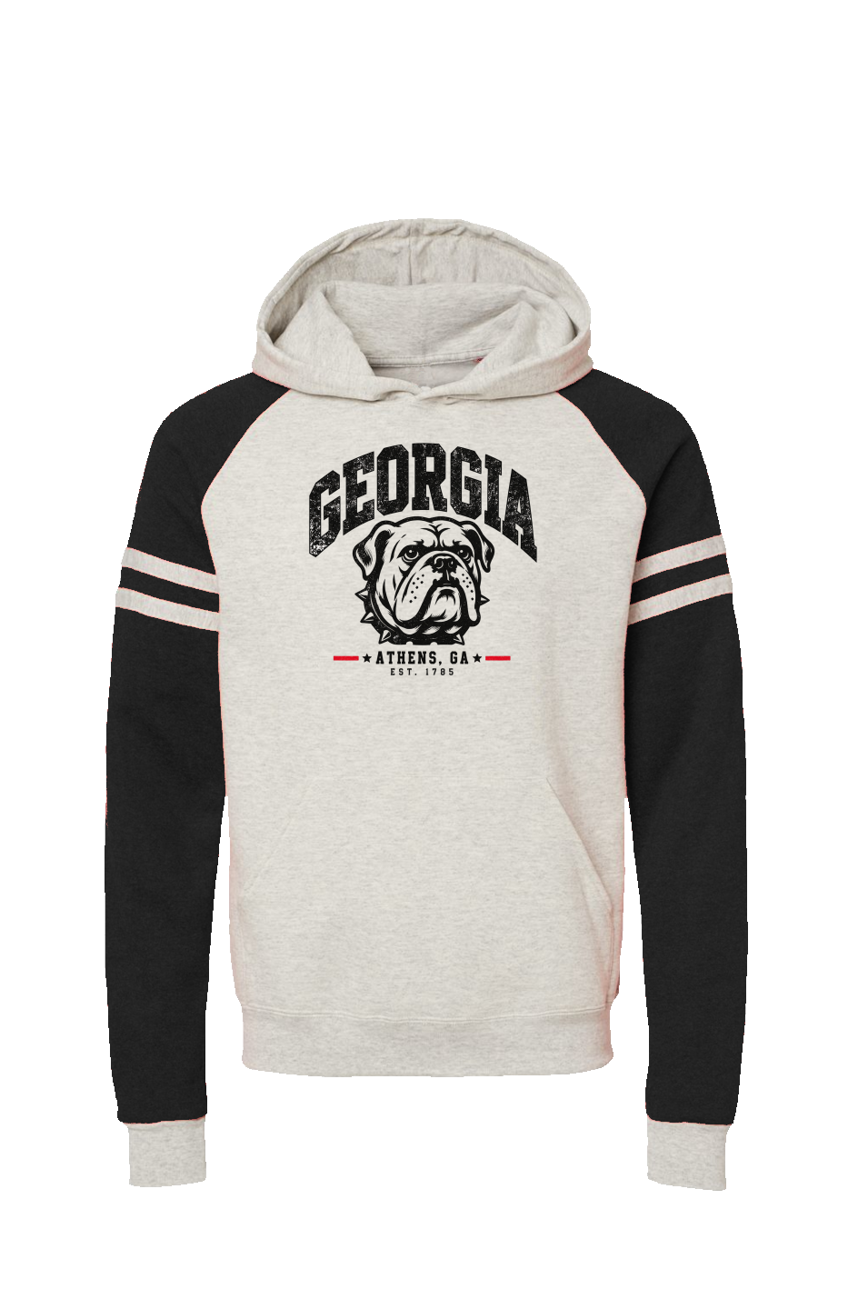 Georgia Bulldogs Varsity Raglan Hoodie