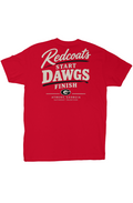 Redcoats Start Dawgs Finish Georgia Tailgate Tee