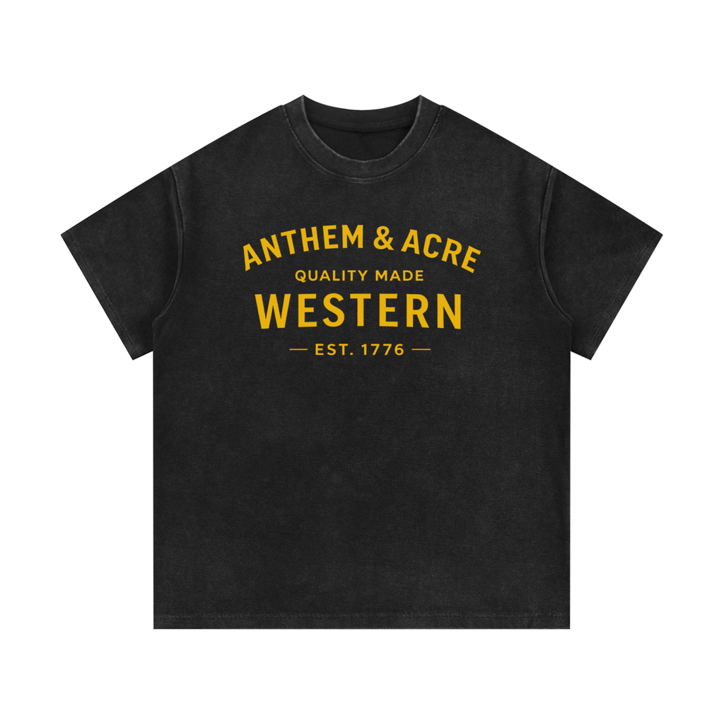Anthem & Acre Mineral Wash Waffle Knit T-Shirt